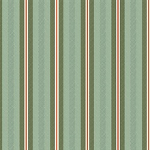 Cato Green Scandinavian Verical Stripe Wallpaper