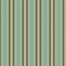 Cato Green Scandinavian Verical Stripe Wallpaper