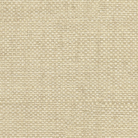 Caviar Beige Heavy Textrued Basketweave Wallpaper