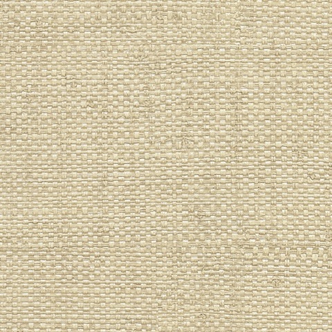 Caviar Beige Heavy Textrued Basketweave Wallpaper