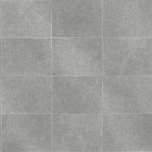 Cecelia Dark Grey Faux Tile Wallpaper