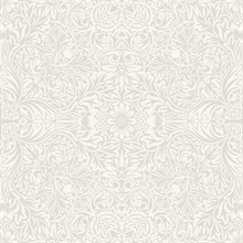 Ceiling Dove Intricate Floral Wallpaper