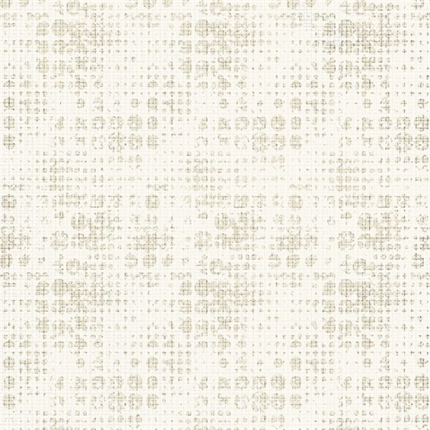 Celeste Platinum Geometric Textured Wallpaper
