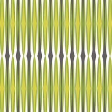 Century Stripe Green &amp; Black Retro Wallpaper