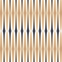 Century Stripe Tan & Black Retro Wallpaper