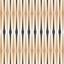 Century Stripe Tan & Black Retro Wallpaper