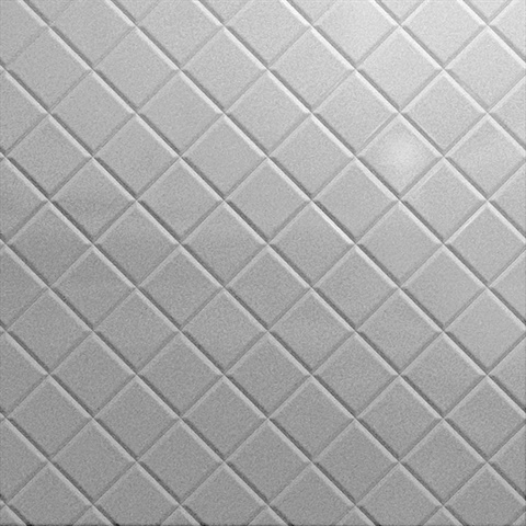 Ceramic Simplicity Ceiling Panels Metallic Silver