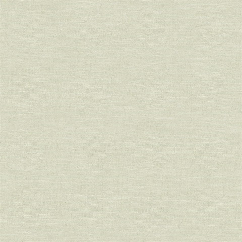 Chambray Sage Fabric Weave Wallpaper