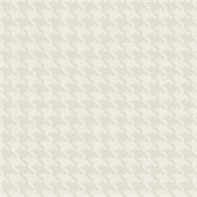 Champagne Glitter Modern Houndstooth Wallpaper