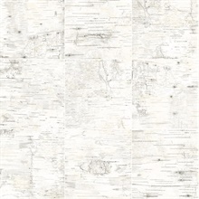 Champlain Off-White Grid Wood