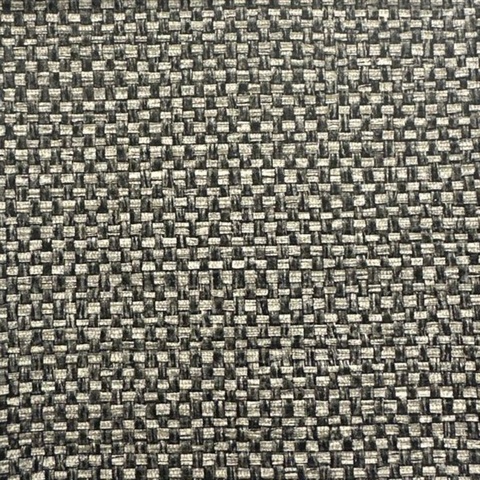 Charcoal Black 2832-4002 Basketweave Commercial Wallpaper