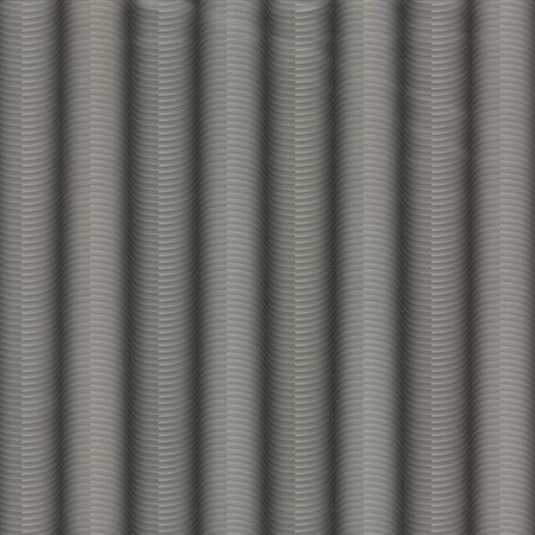 Charcoal & Black Ebb And Flow Wallpaper