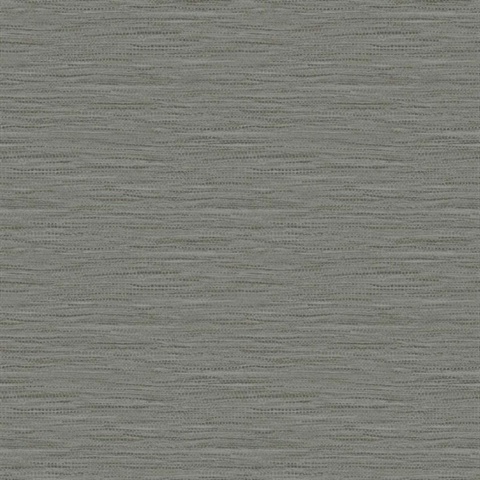 Charcoal Braided Faux Jute Wallpaper