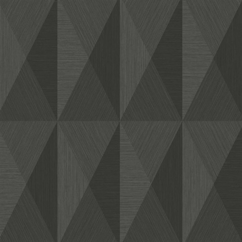 Charcoal Geometric Traingle Wallpaper