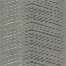 Charcoal Glistening Abstract Gradient Chevron Wallpaper