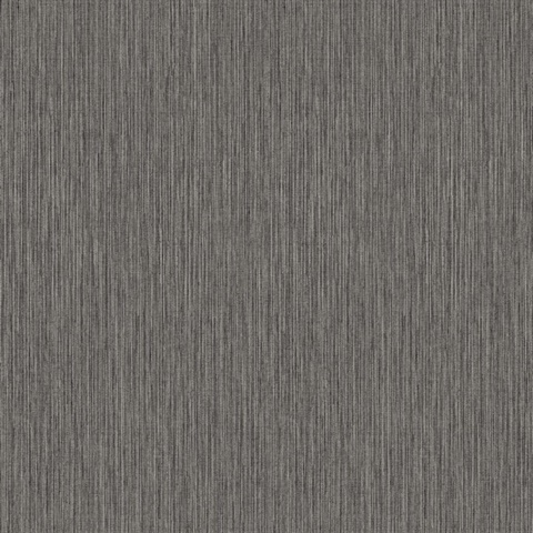 Charcoal Lined Stria Wallpaper