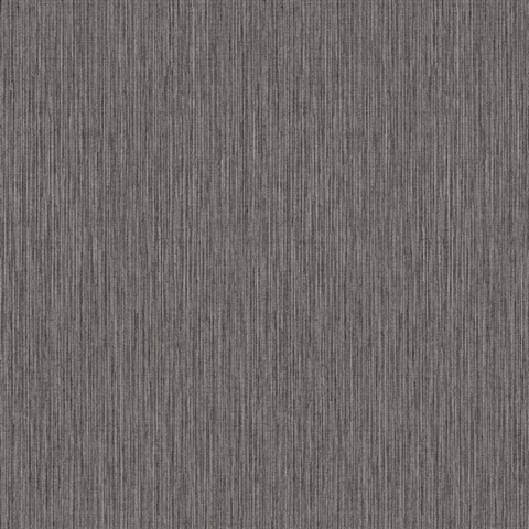 Charcoal Lined Stria Wallpaper