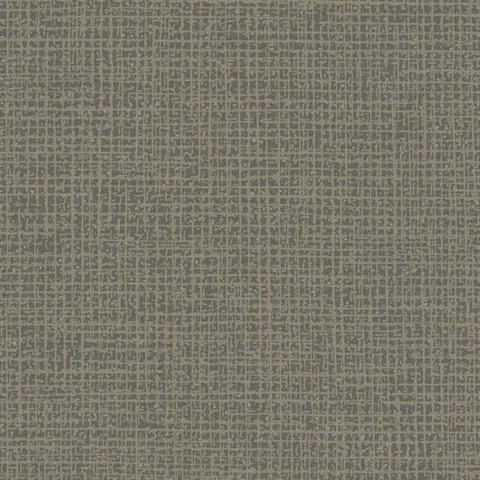 Charcoal Randing Weave Wallpaper