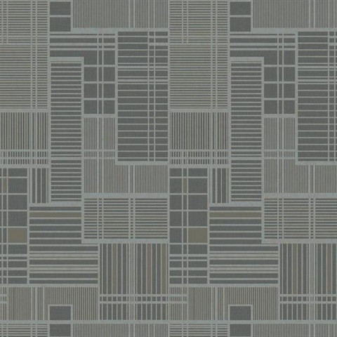 Charcoal Remodel Geometric Wallpaper