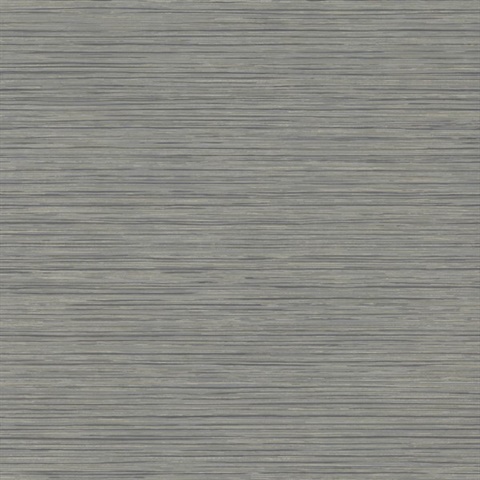 Charcoal Vista Texture Vertical Stria Wallpaper