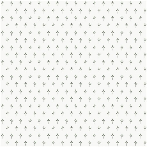 Charm Sage Green Wallpaper