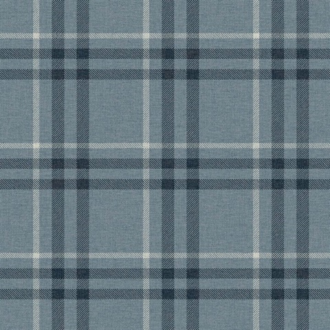 Chase Mineral Masuline Plaid Wallpaper