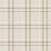 Chase Pinenut Masuline Plaid Wallpaper