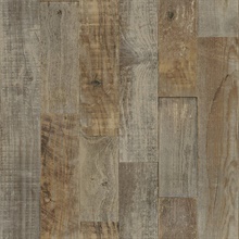 Chebacco Brown Wood Planks Wallpaper
