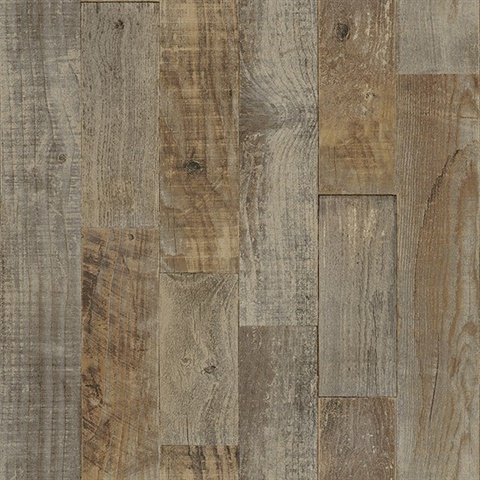 Chebacco Brown Wooden Planks