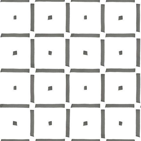 Check and Spot Geometric Argos Grey Peel and Stick Wallpaper