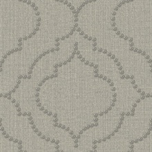 Chelsea Grey Quatrefoil