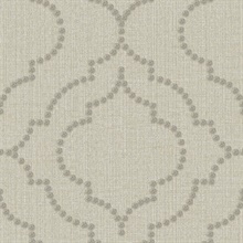 Chelsea Taupe Quatrefoil