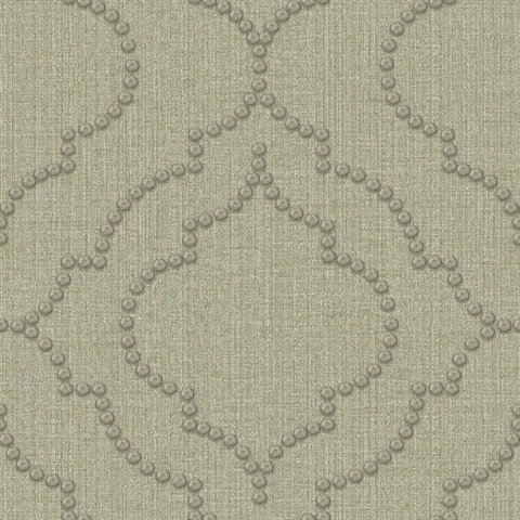 Chelsea Teal Quatrefoil