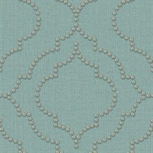 Chelsea Turquoise Quatrefoil