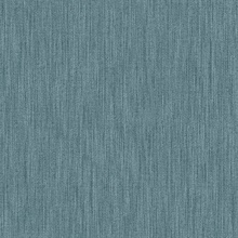 Chenille Blue Faux Linen Wallpaper