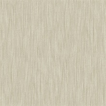 Chenille Light Brown Faux Linen Wallpaper