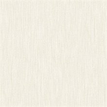 Chenille Off-White Faux Linen Wallpaper