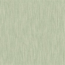 Chenille Sage Faux Linen Wallpaper