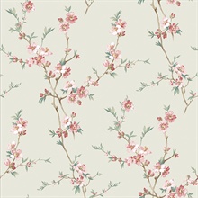 Cherry Blossom Sage Trail Wallpaper