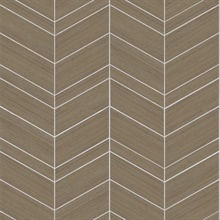 Chevron Abaca Cinnamon Wallpaper