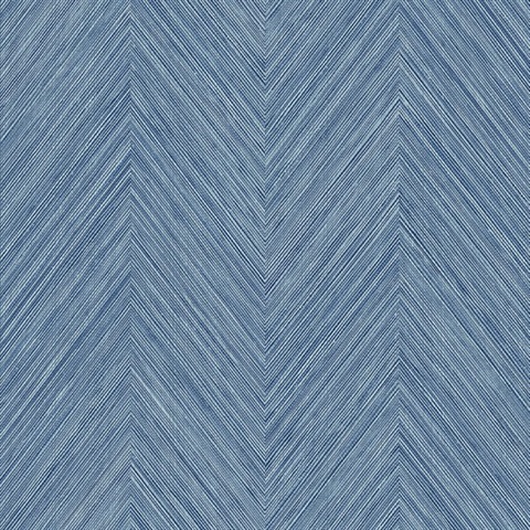 Chevron Stripe Lakeside Peel and Stick Wallpaper