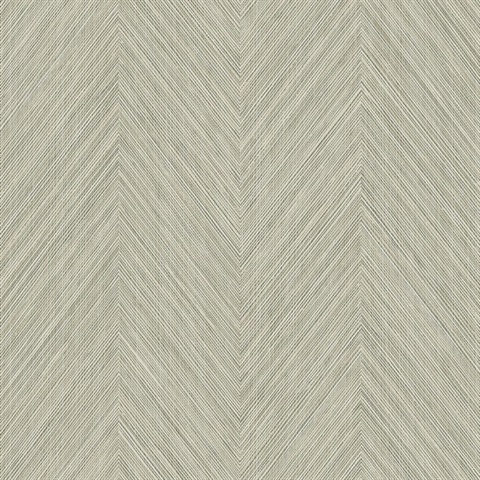 Chevron Stripe Neutral Peel and Stick Wallpaper