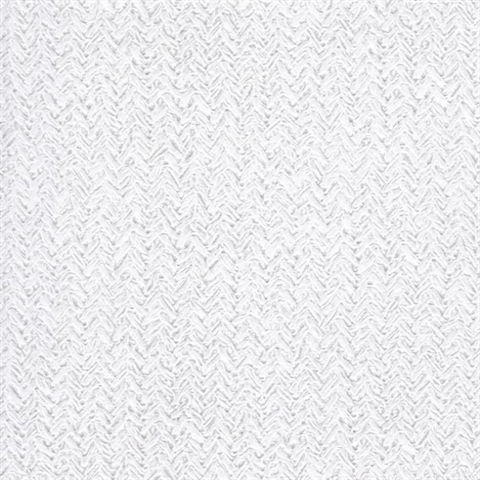 Chevron White Commercial Wallpaper