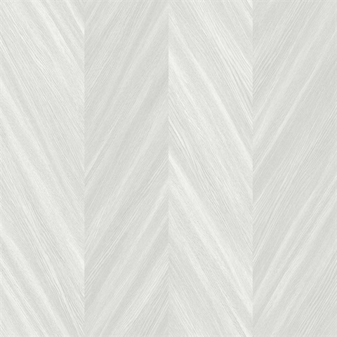 Chevron Wood 54 Aura Grey Commercial Wallpaper