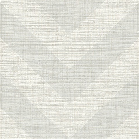 Grey Subtle Chevron Textile String Wallpaper