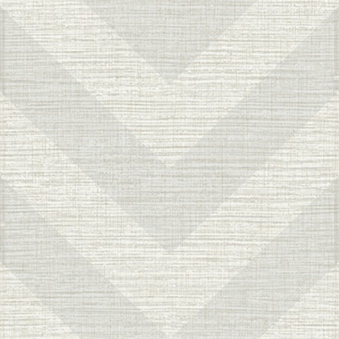 Grey Subtle Chevron Textile String Wallpaper