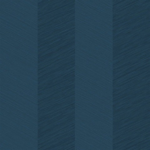 Chevy Hemp Navy Blue Peel and Stick Wallpaper