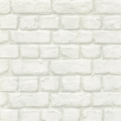 Chicago Dove Brick Textured Wallpaper