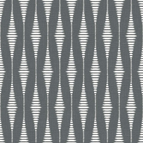 Chillbourne Sliver Leaf Linen Stripe Wallpaper