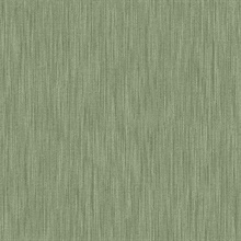 Chiniile Green Linen Textured Wallpaper
